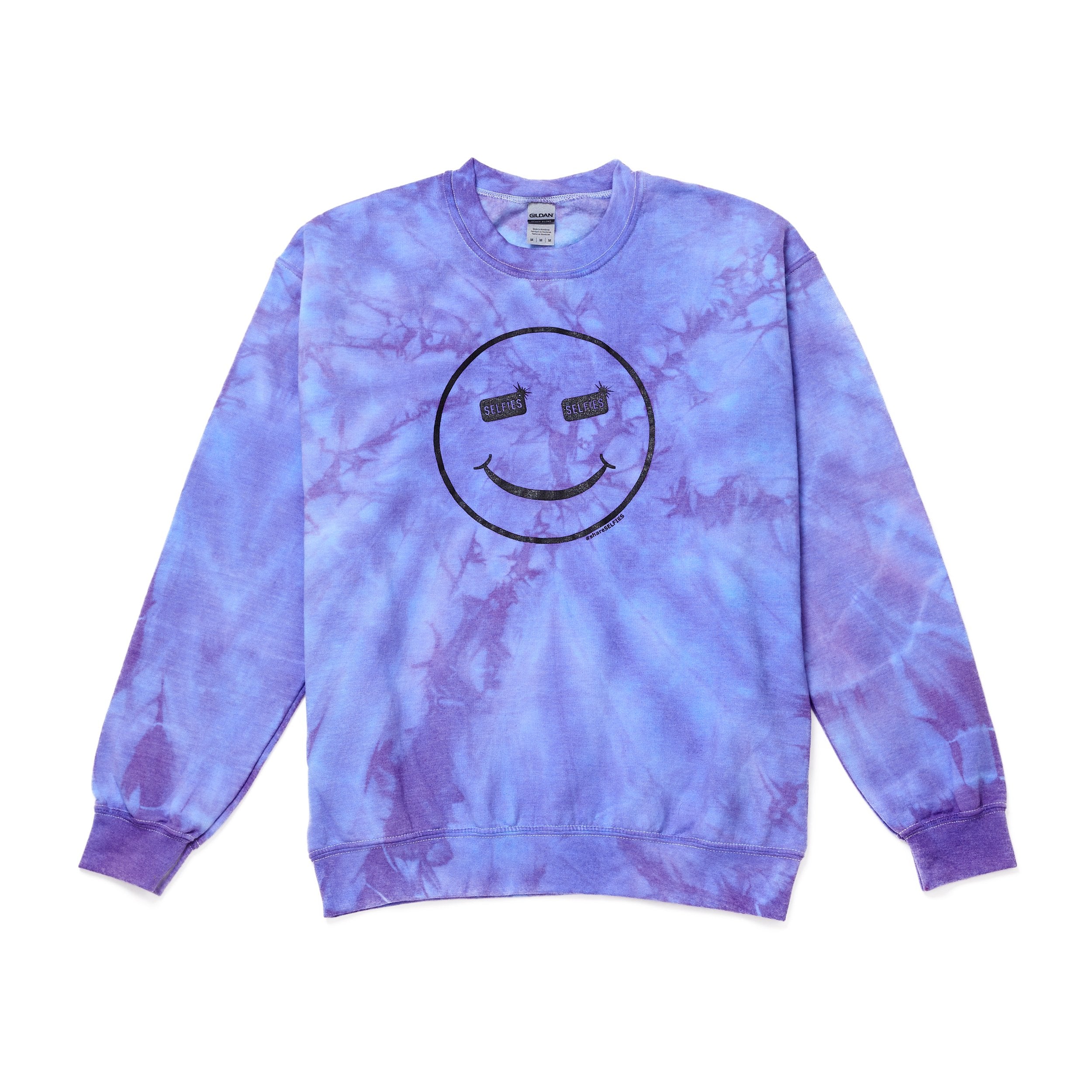 Galaxy Tie Dye Crewneck Sweatshirt - Kintsugi Apparel Purple / S